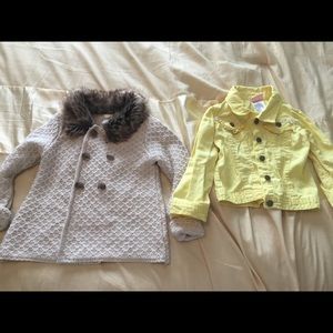 Toddler girl sweater and jacket